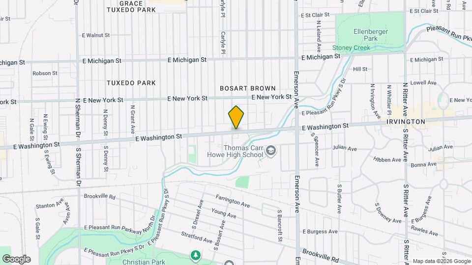 4831 E Washington St Map and Location Details