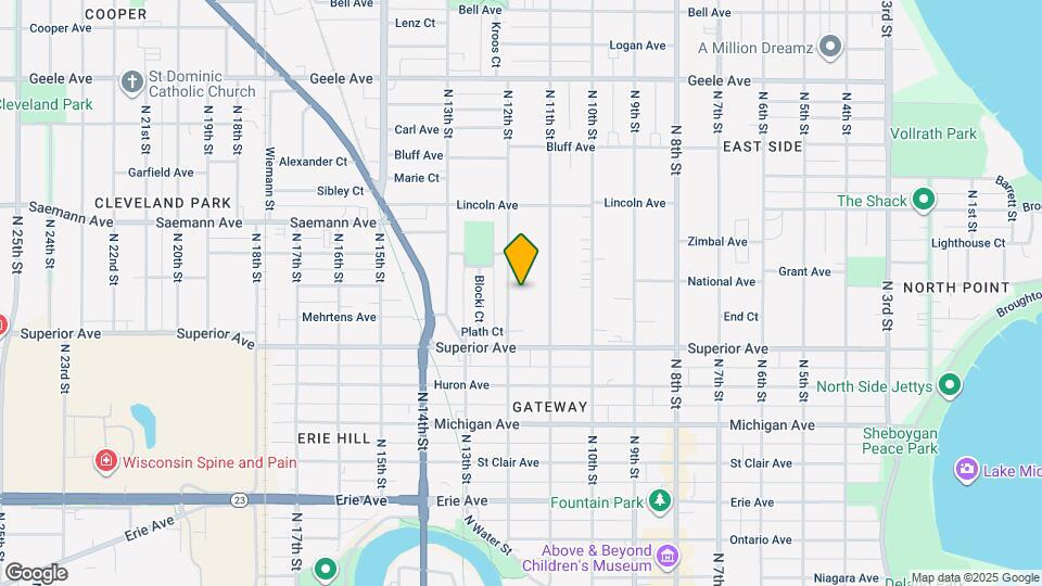 1613 N 12th St Map and Location Details