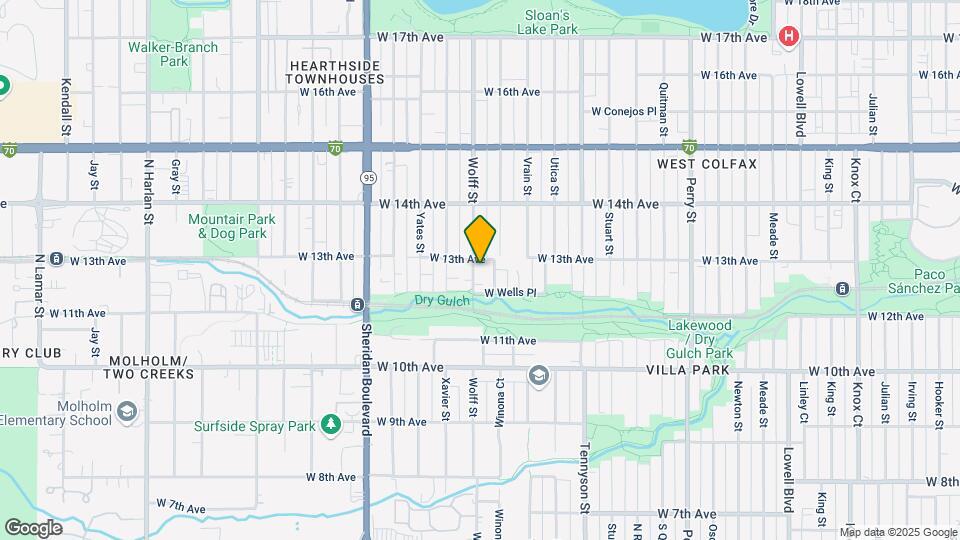 1280 Wolff St Map and Location Details