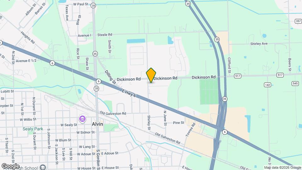 510 N Shirley St Map and Location Details