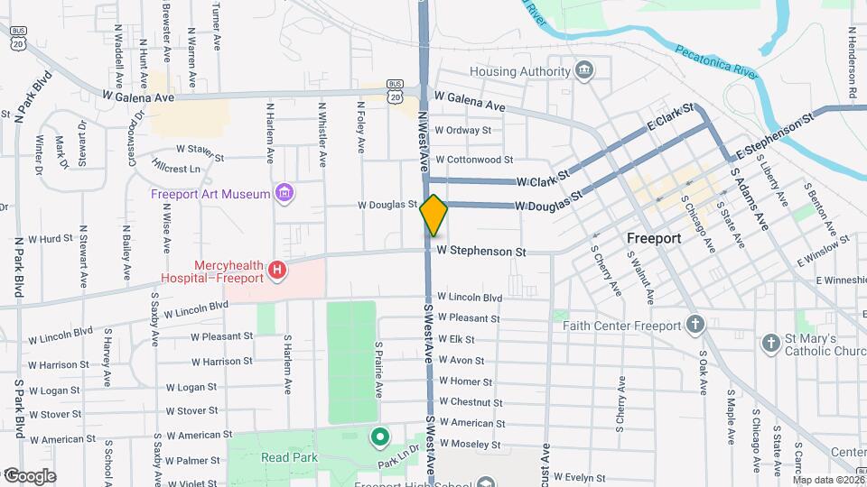 718 W Stephenson St Mapa y Detalles de la Ubicación