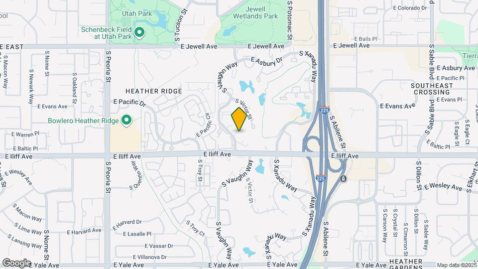 2240 S Vaughn Way Map and Location Details