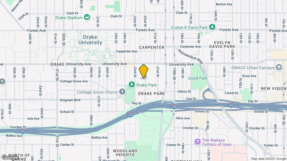 1116 22nd St Mapa y Detalles de la Ubicación