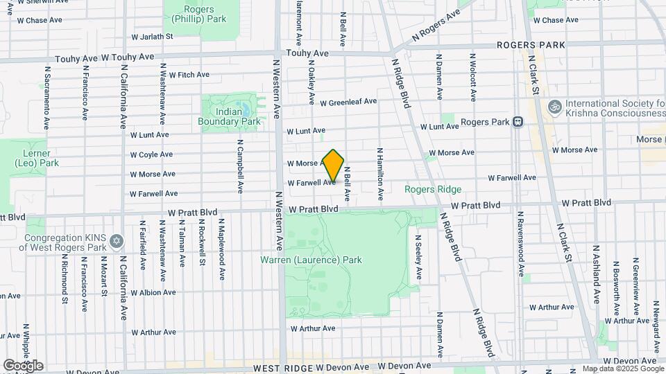 2221 W Farwell Ave, Unit 1 Map and Location Details