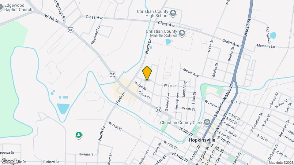 108 S Fowler Ave Map and Location Details