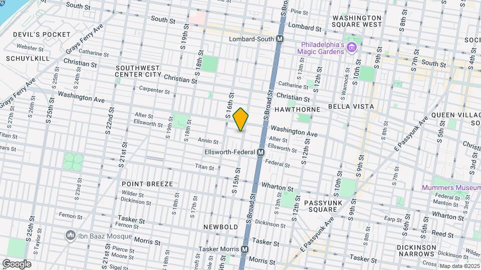 1124 S 15th St, Unit 1st Fl Mapa y Detalles de la Ubicación