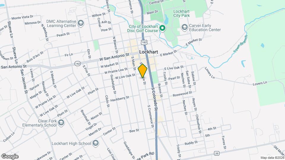 417 S Commerce St Map and Location Details