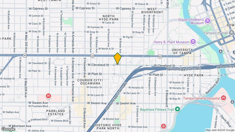 1700 W Cleveland St Map and Location Details