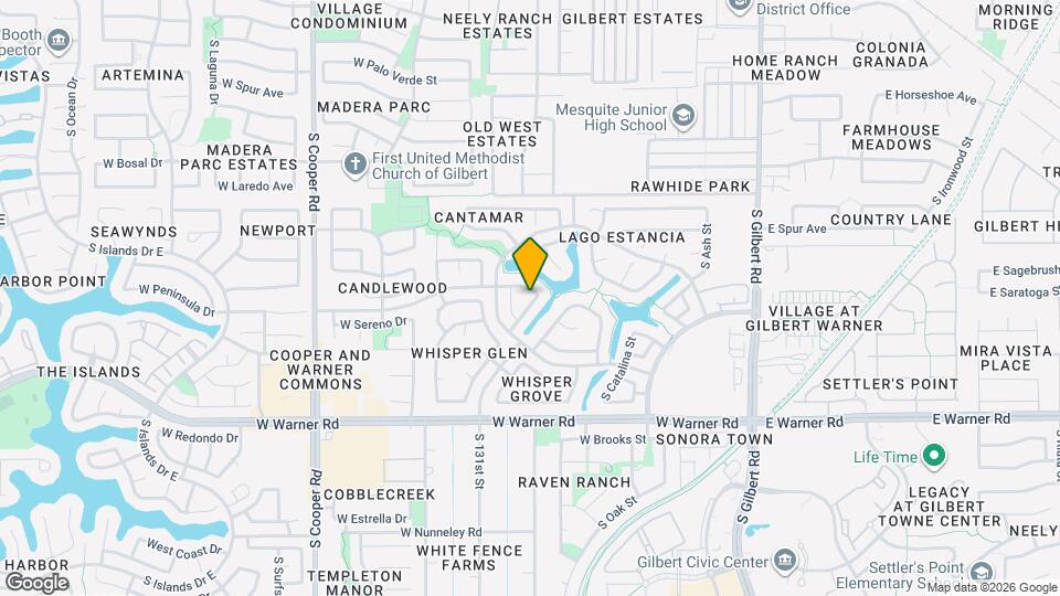 525 W Candlewood Ln Map and Location Details