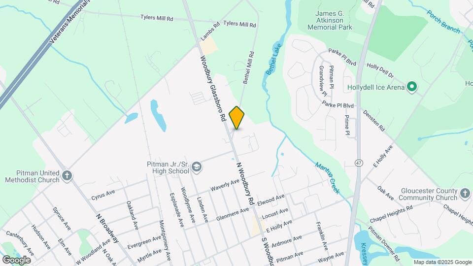 401 Bethel Mill Rd Map and Location Details