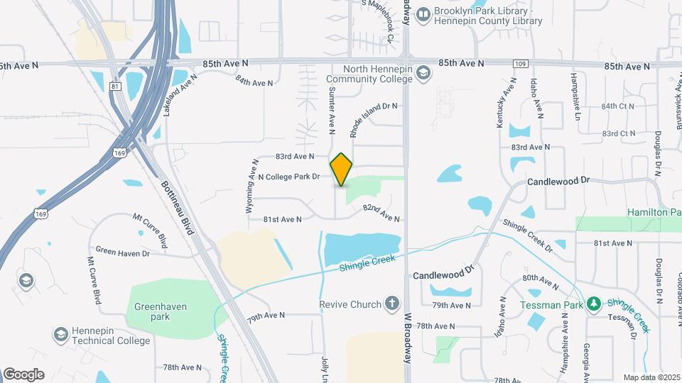 8232 Sumter Ave N Map and Location Details