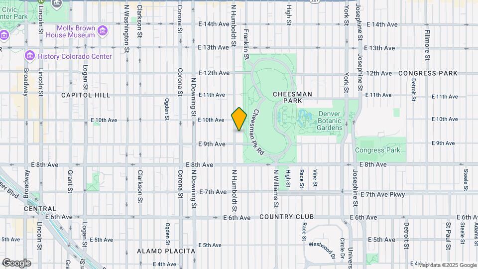 930 Humboldt St Map and Location Details