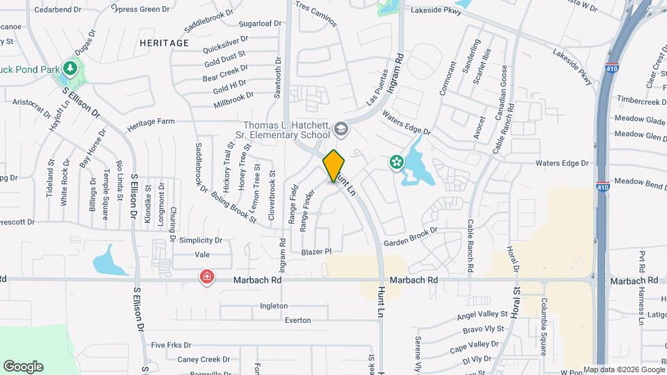 1247 Hunters Plane Map and Location Details