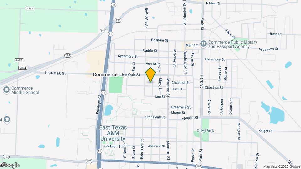 1702 Hunt St Map and Location Details