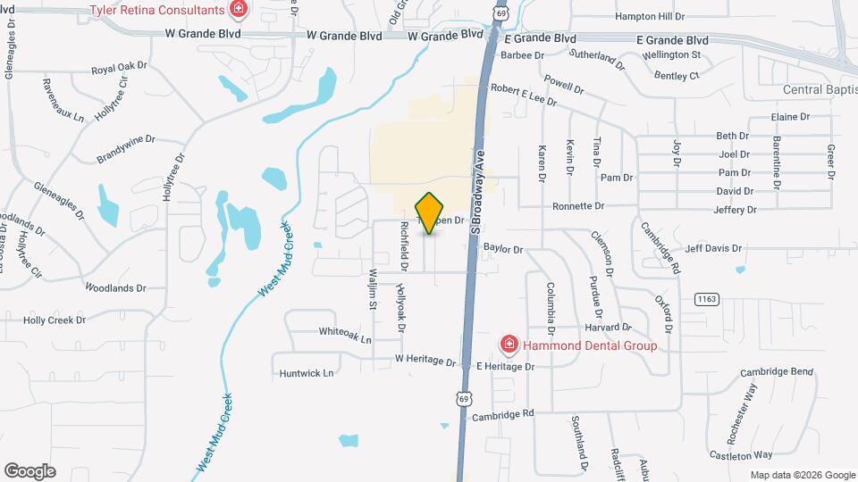 7114 Gatewood Dr Map and Location Details