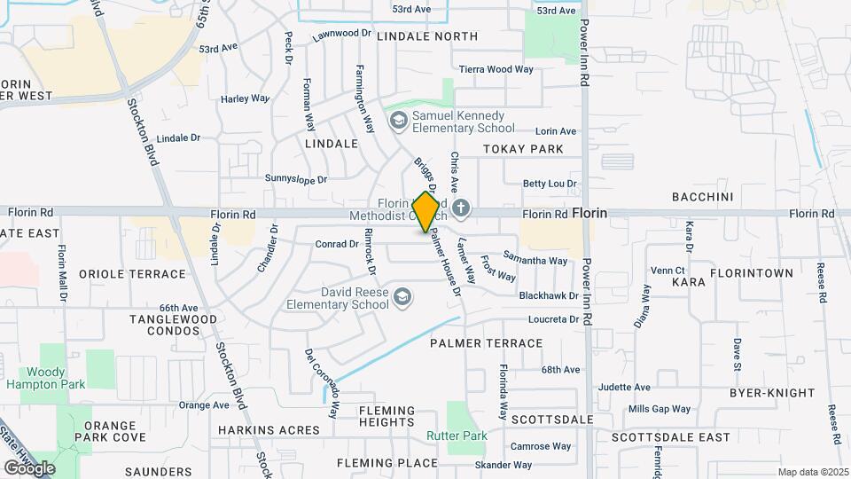 7421 Conrad Dr Mapa y Detalles de la Ubicación
