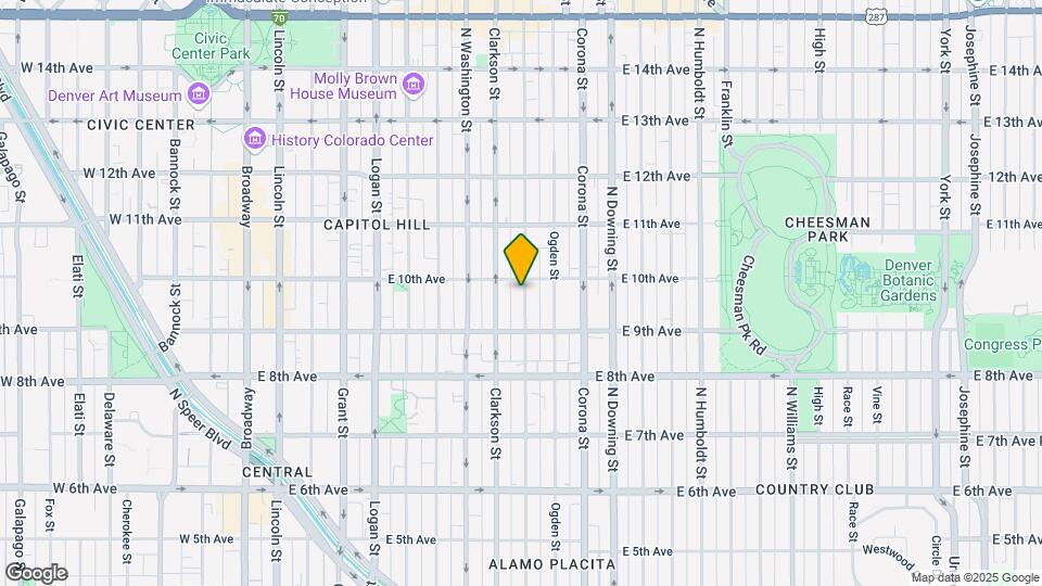999 Emerson St Map and Location Details
