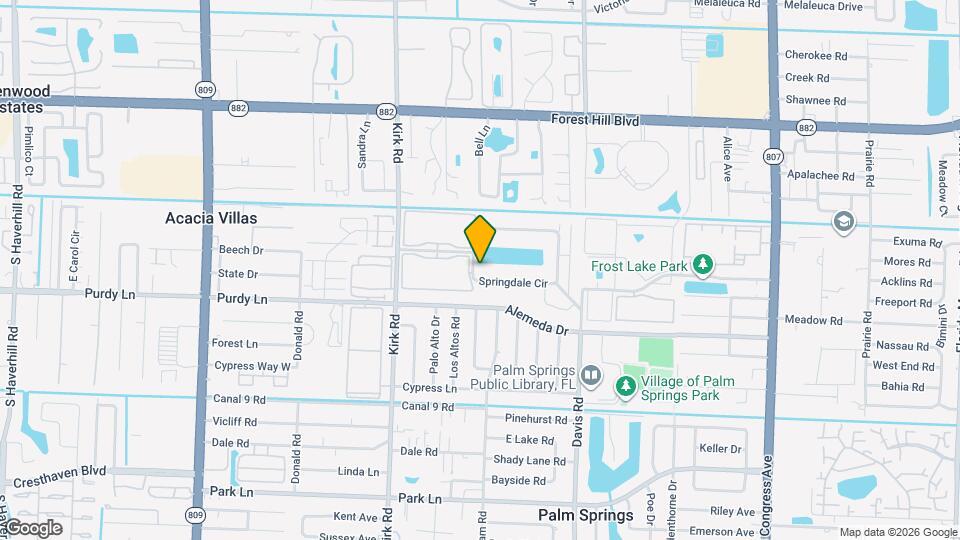 744 Springdale Cir Map and Location Details