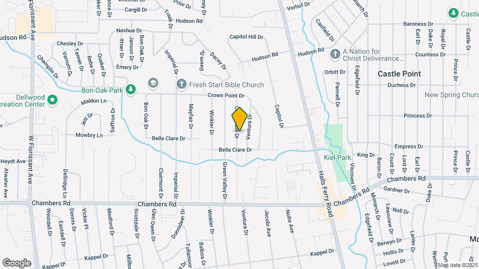10128 Cloverdale Dr Map and Location Details