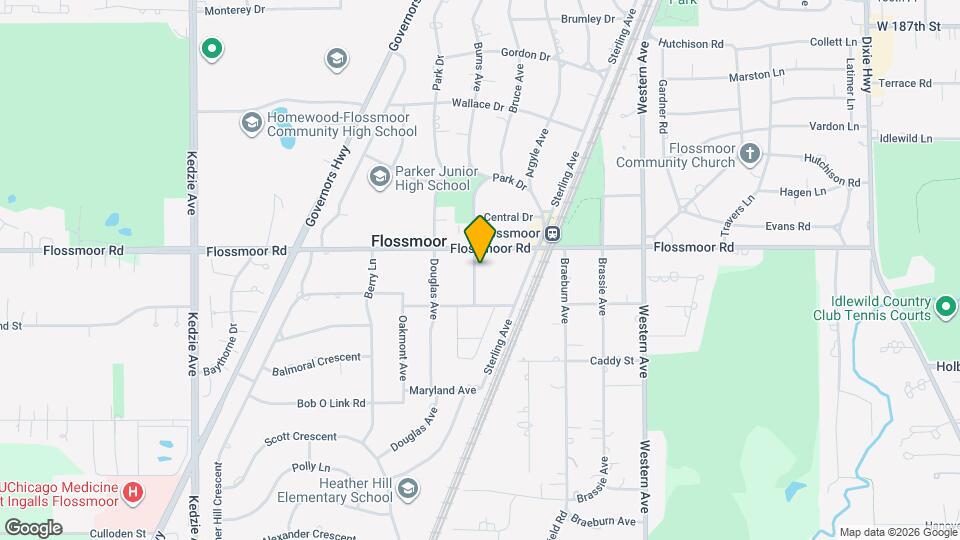 1117 Leavitt Ave Map and Location Details