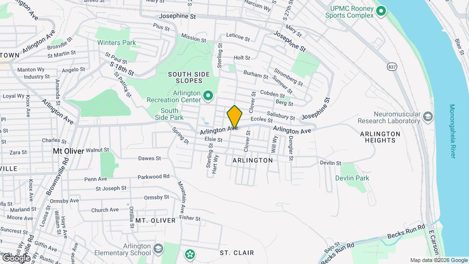 2406 Arlington Ave Map and Location Details