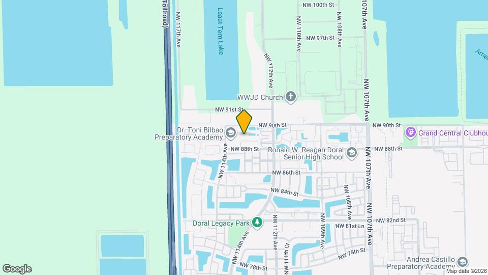 11301 NW 88th Ter Map and Location Details