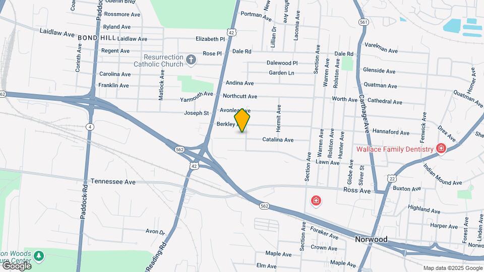 1762 Catalina Ave Map and Location Details