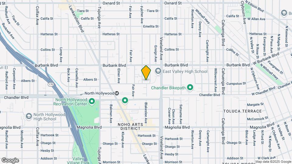11103 Cumpston St Mapa y Detalles de la Ubicación