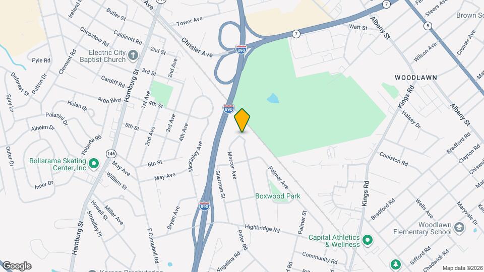 249 Mercer Ave Map and Location Details