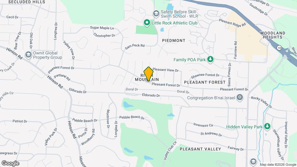12729 Pleasant Forest Dr Map and Location Details