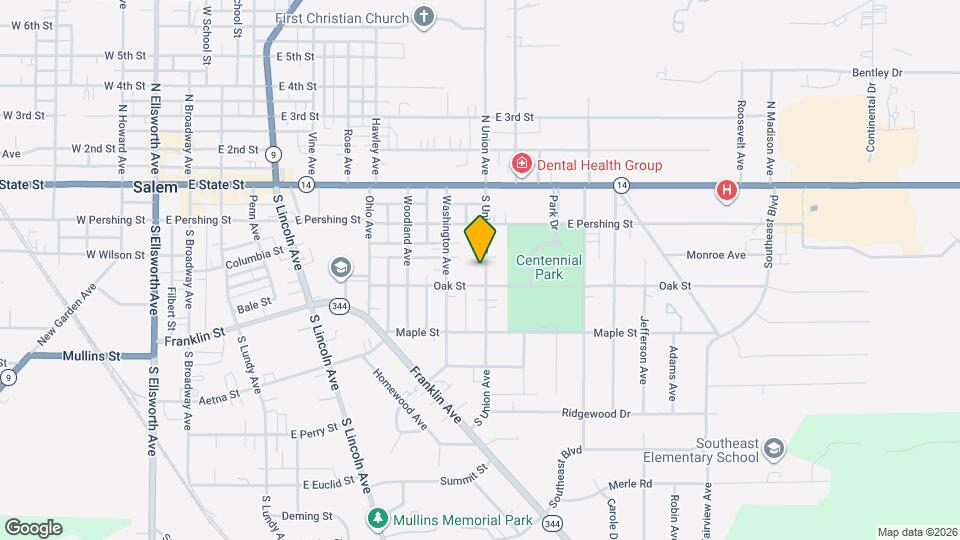 443 S Union Ave Map and Location Details