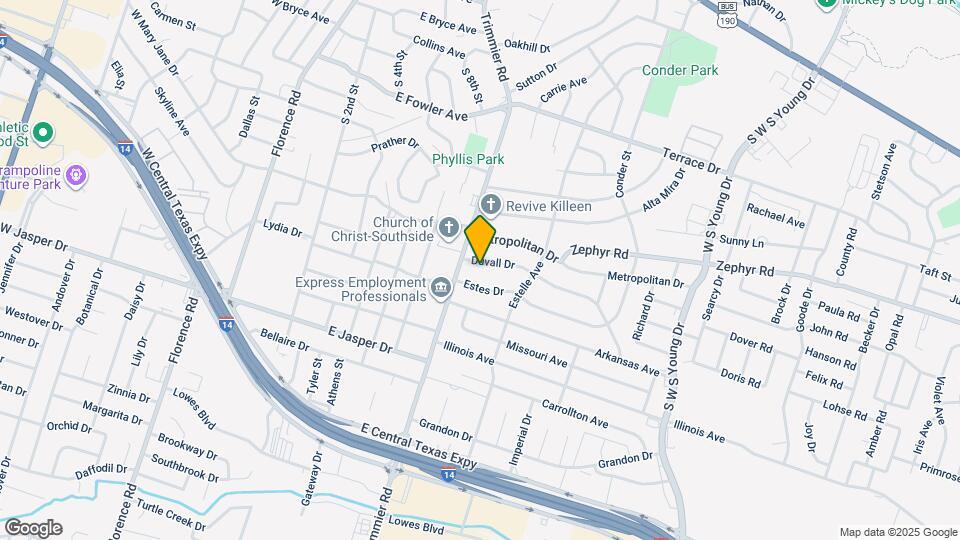 1006 Duvall Dr Map and Location Details