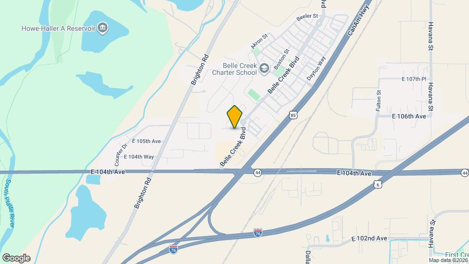 9364 E 105th Ave Map and Location Details