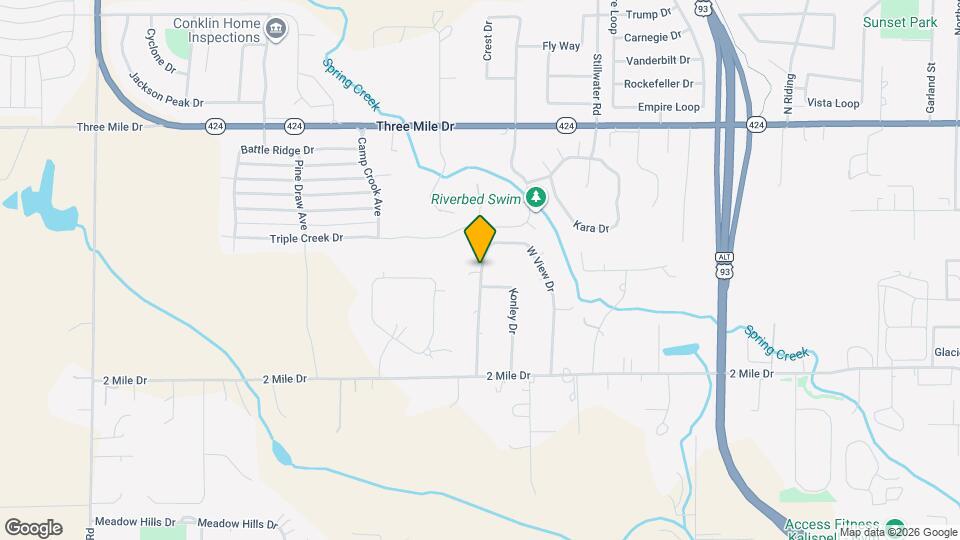 210 W Land Dr Map and Location Details