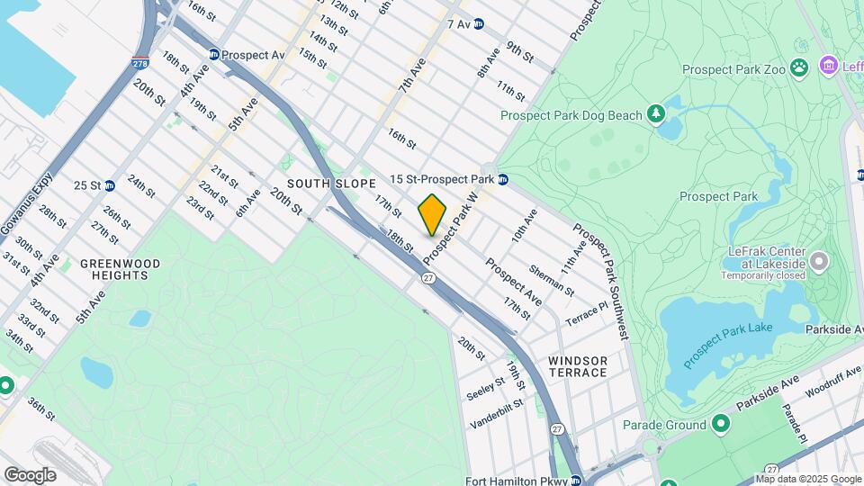 274 Prospect Park W Map and Location Details