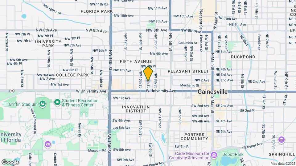 114 NW 9th St Map and Location Details