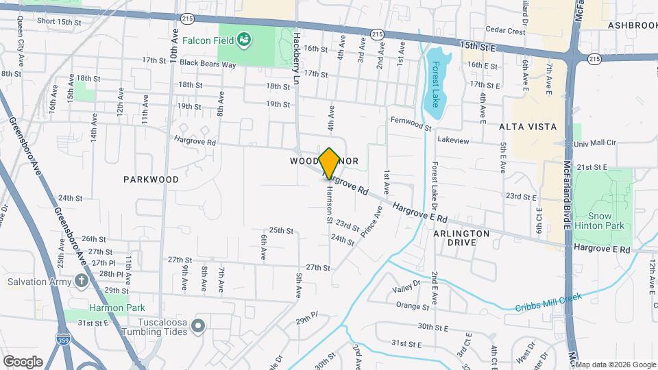 2200 Harrison St Map and Location Details