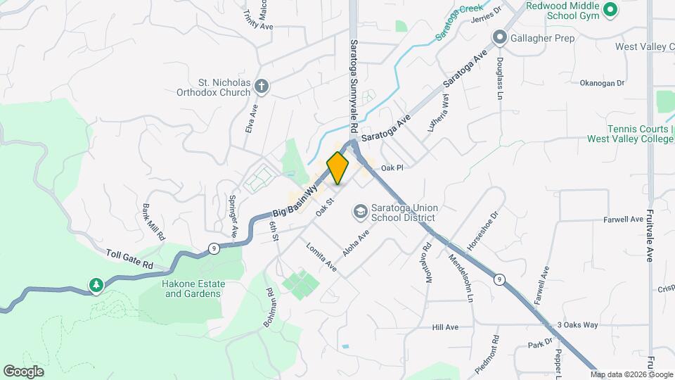 14541 Oak St Map and Location Details