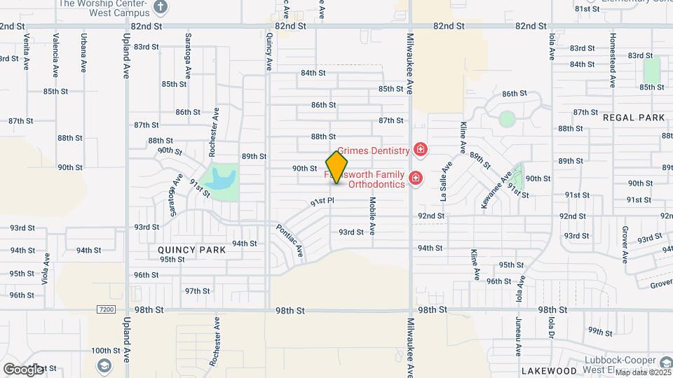 6621 91st St Map and Location Details