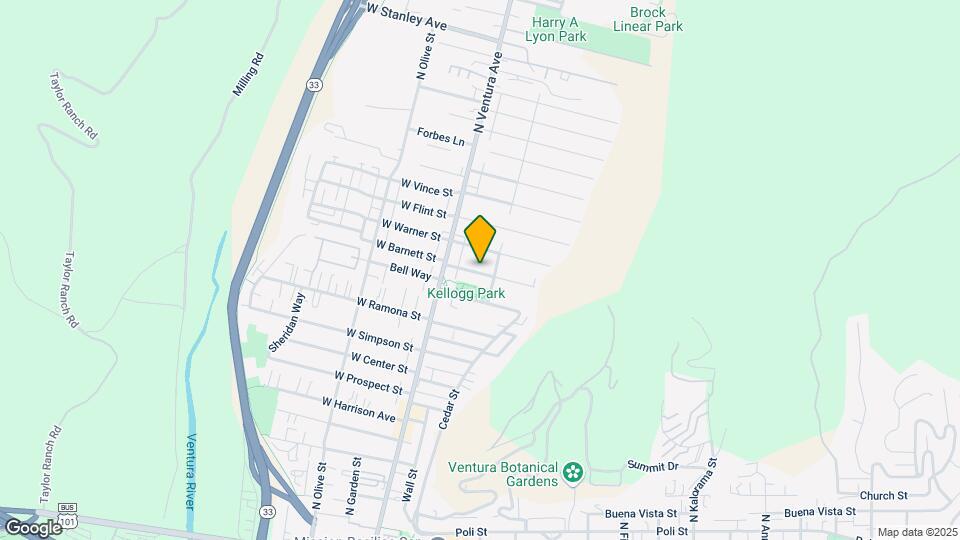 107 E Barnett St, Unit Coastal Cottage Map and Location Details
