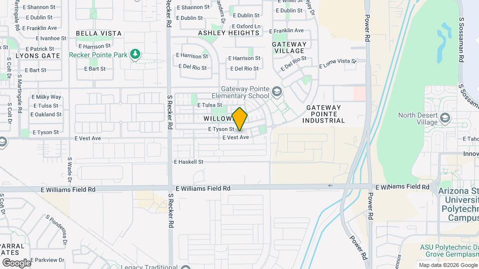 4272 E Vest Ave Mapa y Detalles de la Ubicación