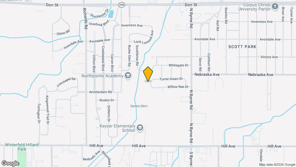 3739 Willow Run Dr Map and Location Details