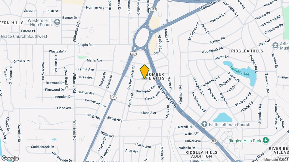 7328 Brazos Ave Map and Location Details