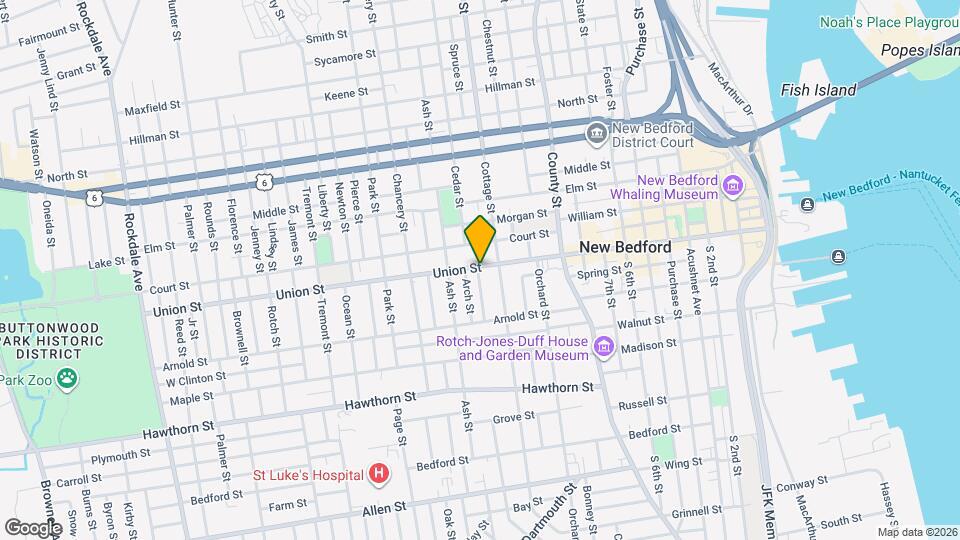 366 Union St, Unit 1 Map and Location Details