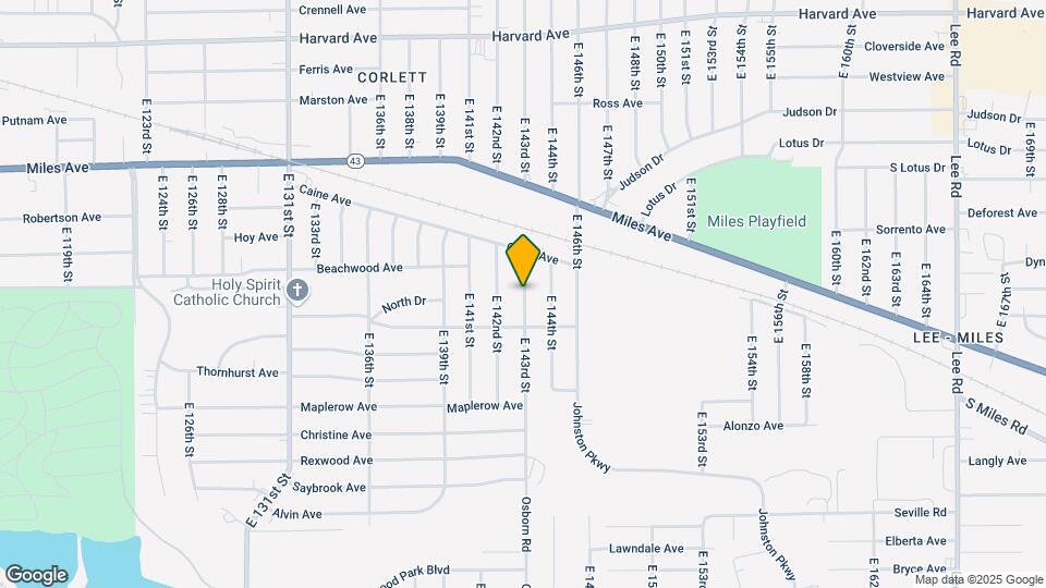 4344 E 143rd St Map and Location Details