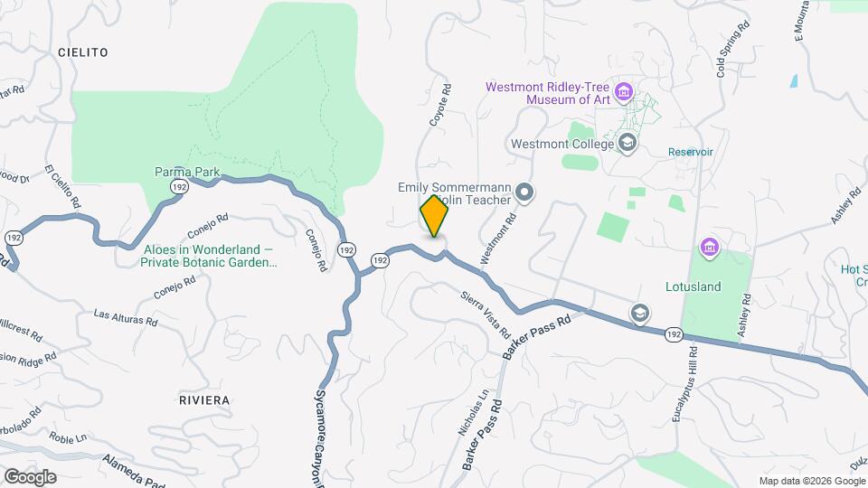 655 Coyote Rd Map and Location Details