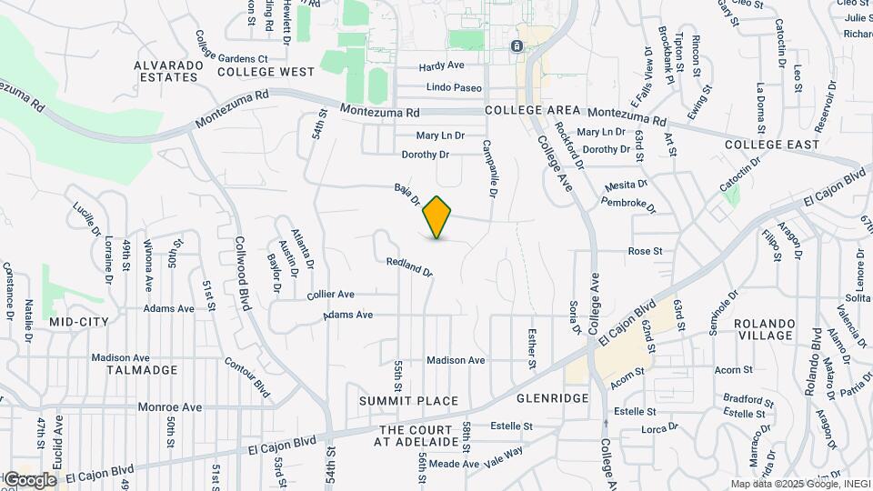5673 Campanile Way Mapa y Detalles de la Ubicación