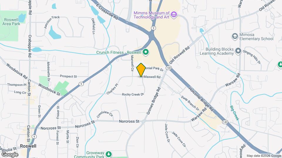 475 Maxwell Rd Map and Location Details