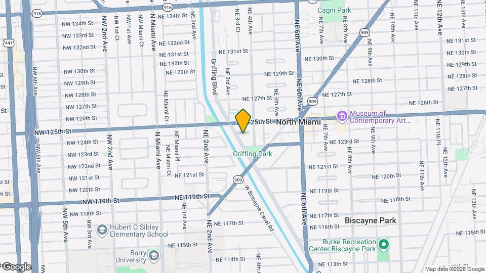 12335 Griffing Blvd Map and Location Details