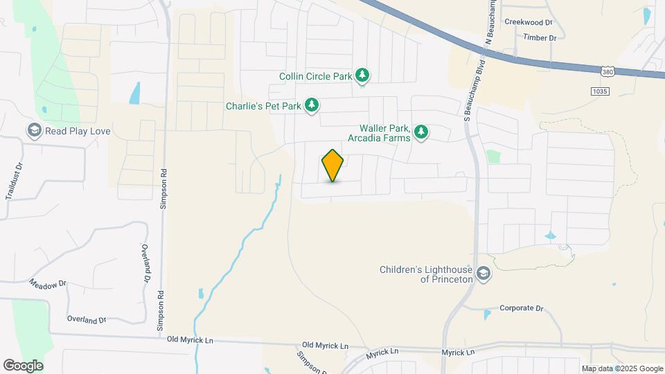 1219 Smoketree Ln Map and Location Details